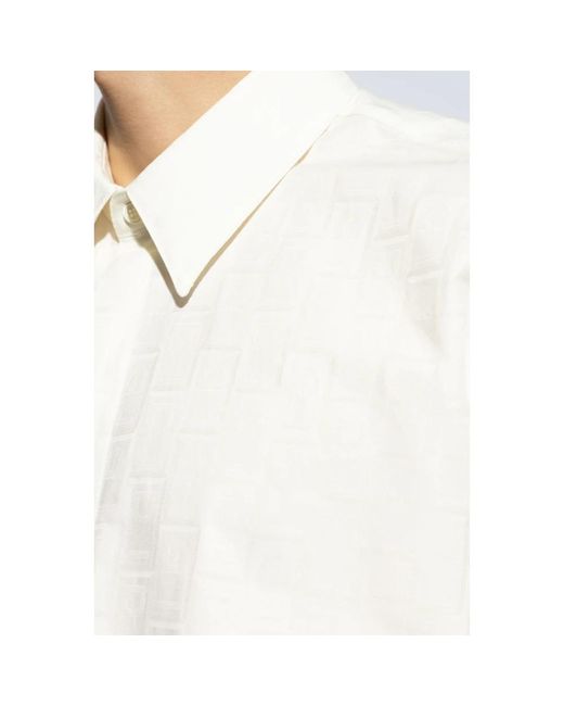 Ferragamo Shirt mit logo in White für Herren
