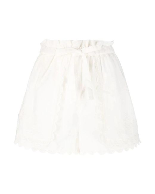 Shorts > short shorts Ulla Johnson en coloris White