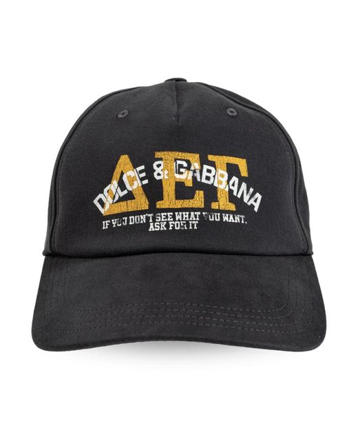 Dolce & Gabbana Black Hats & Caps for men
