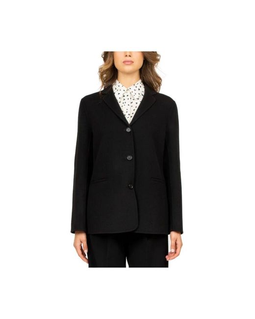 Max Mara Black Schwarze wolljacke - nicht