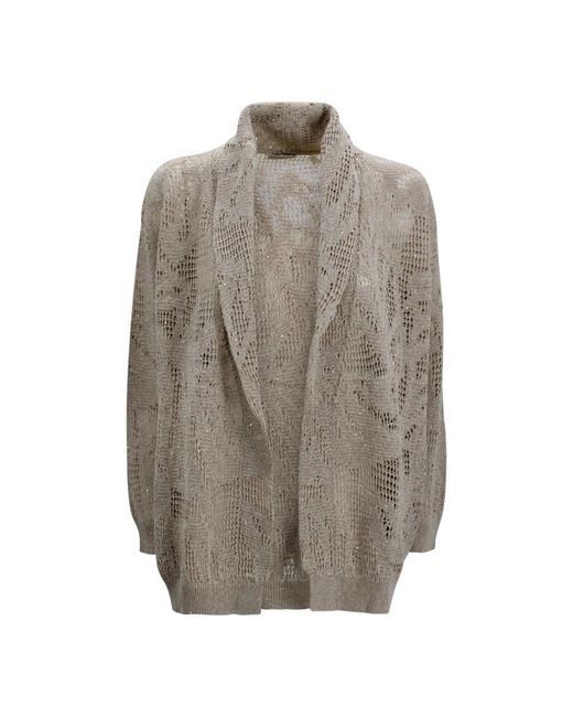 Brunello Cucinelli Brown Cardigans