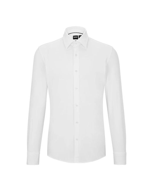HUGO White Formal Shirts for men