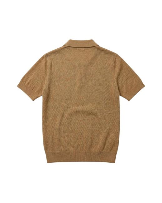 FILIPPO DE LAURENTIIS Brown Polo Shirts for men
