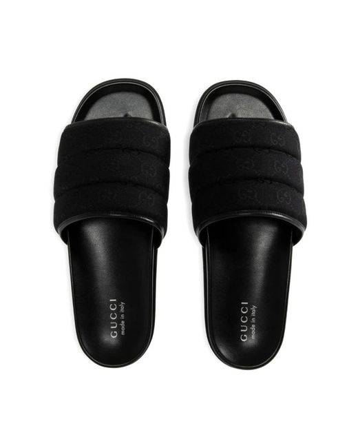 Gucci Sliders in het Black voor heren