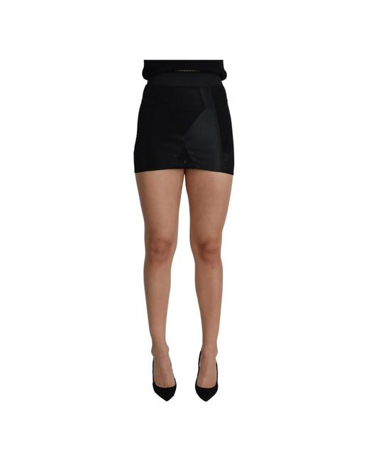 Dolce & Gabbana Black Short Shorts