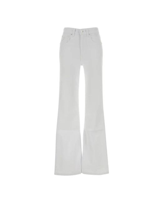 Lois White Flared Jeans