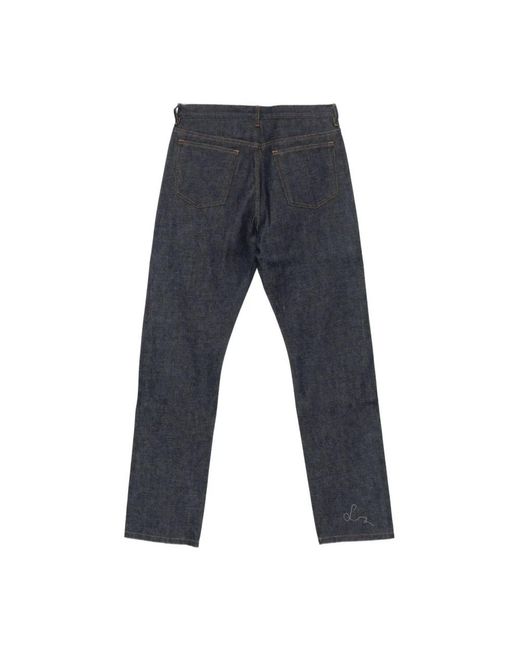 A.P.C. Blue Straight Jeans for men