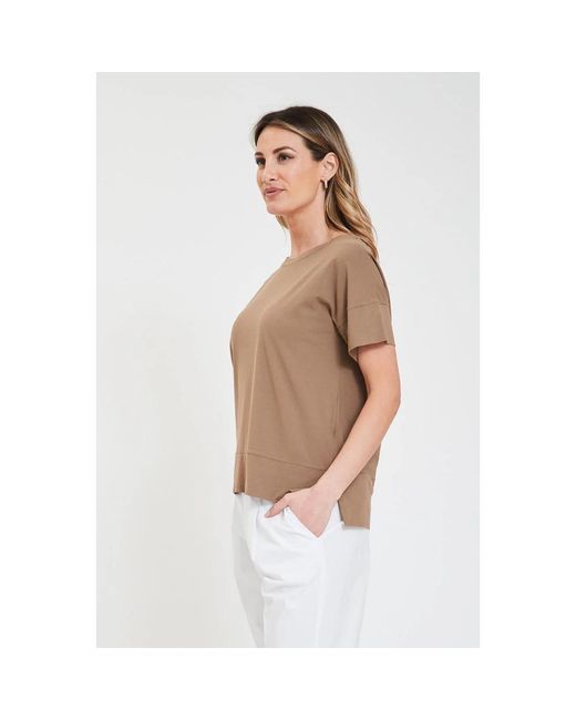 T-Shirts Alpha Studio de color Brown