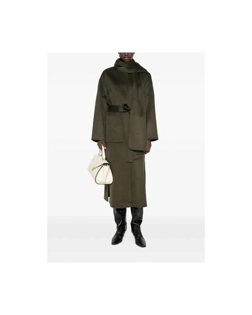The Dynamis Studio Green Belted Coats