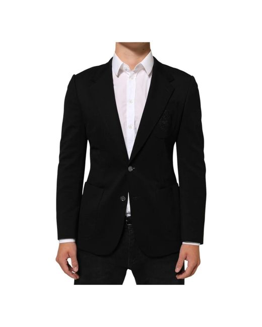 Dolce & Gabbana Black Blazers for men