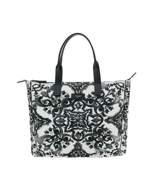 Dolce & Gabbana Tote Bags in het Black voor heren