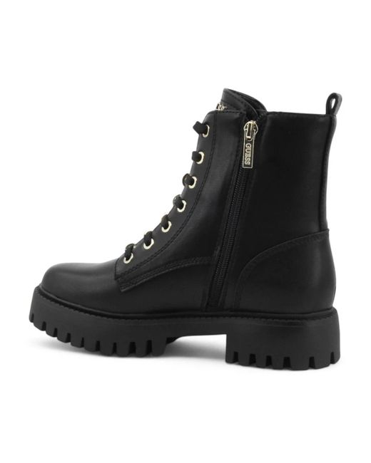 Guess Black Schnürstiefel