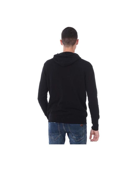 Daniele Alessandrini Black Hoodies for men