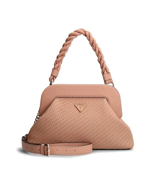 Handbags Guess de color Pink