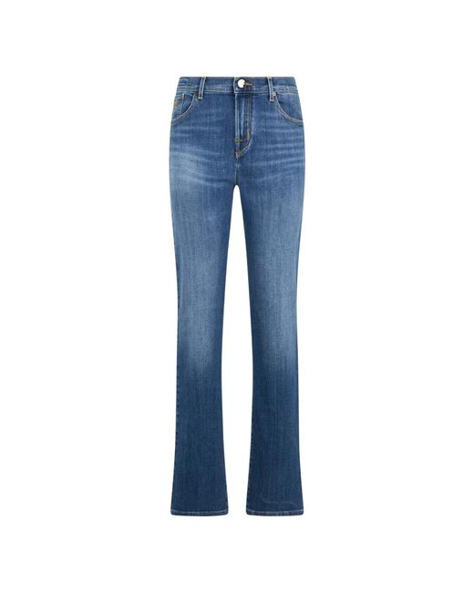 Moorer Jeans ,Blauw ,Katoen Joan in het Blue