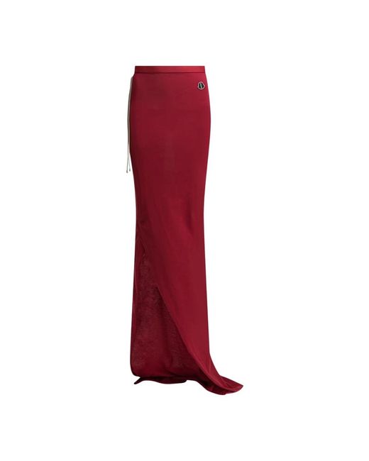 Moncler Red Maxi Skirts