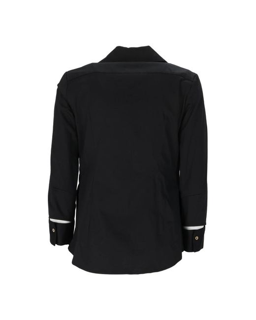 Blouses Elisabetta Franchi de color Black
