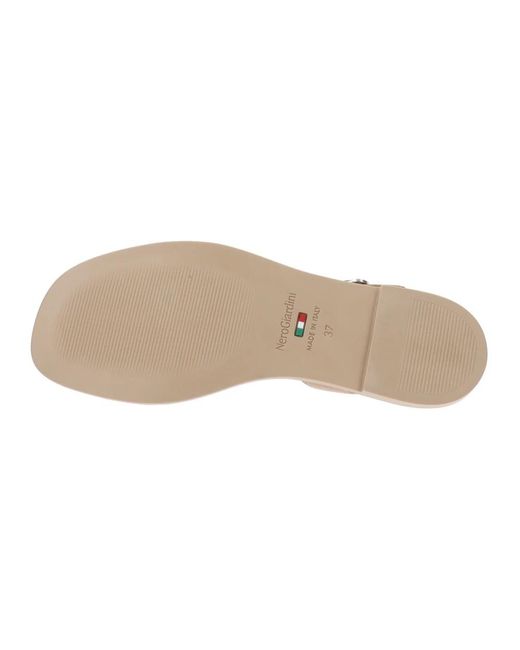 Nero Giardini White Leder schnallen sandalen