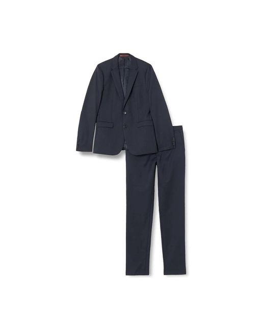 Single Breasted Suits HUGO de hombre de color Blue