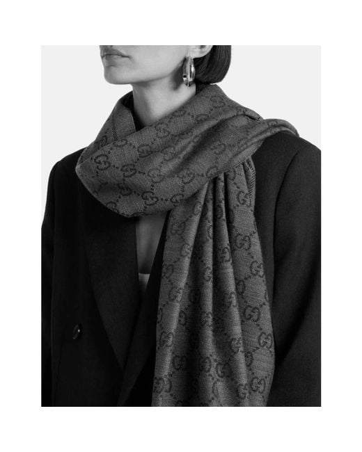 Gucci Blue Winter Scarves
