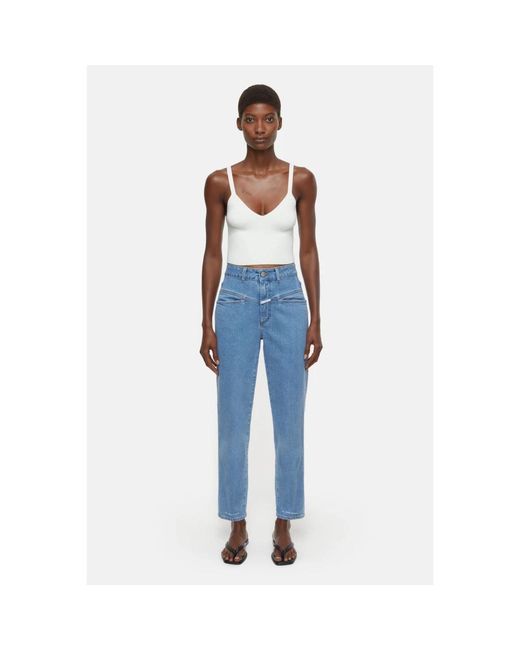 Closed Blue Straight Fit Jeans