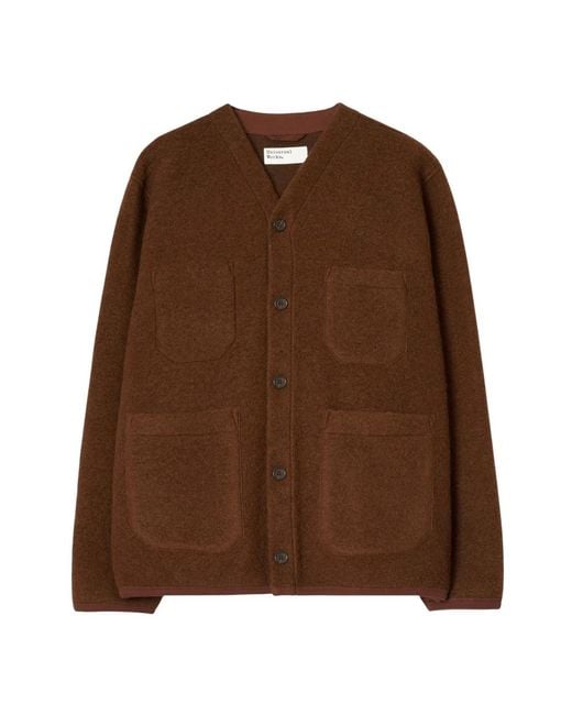 Cardigans Universal Works de hombre de color Brown