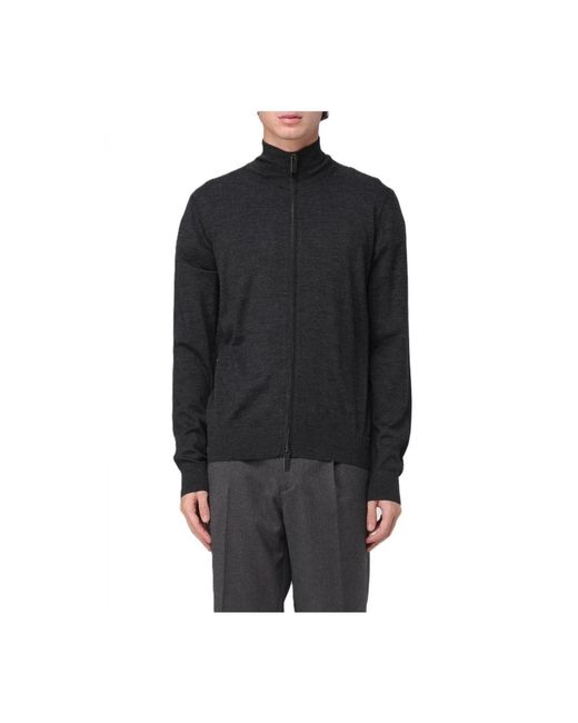 Paolo Pecora Truien & Vesten ,Grijs ,Stijlvolle Sweatshirts En Hoodies in het Black voor heren