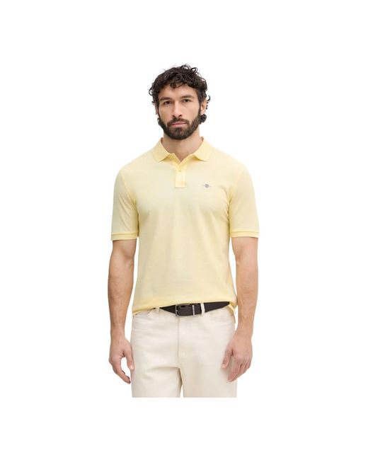 Gant Polo Hemden in het Natural voor heren