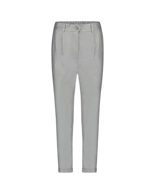 Pantaloni in jersey tecnico argento di Jane Lushka in Gray