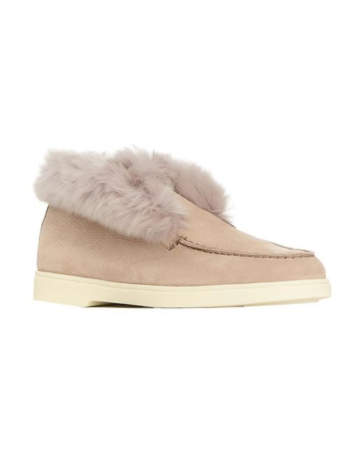 Santoni Natural Winter Boots
