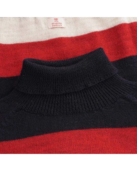 Nigel Cabourn Red Turtlenecks for men