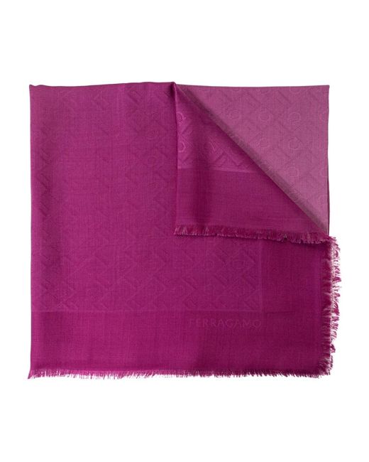 Silky Scarves di Ferragamo in Purple