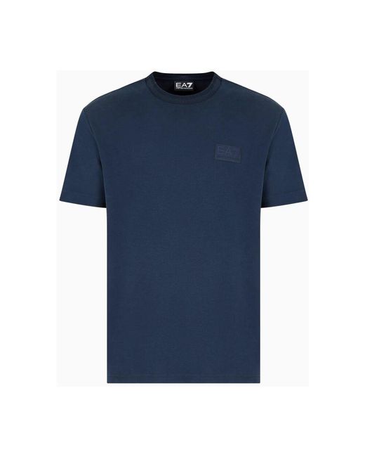 EA7 Blue T-Shirts for men