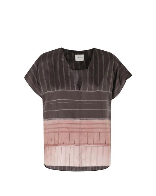 Blouses Alysi de color Brown