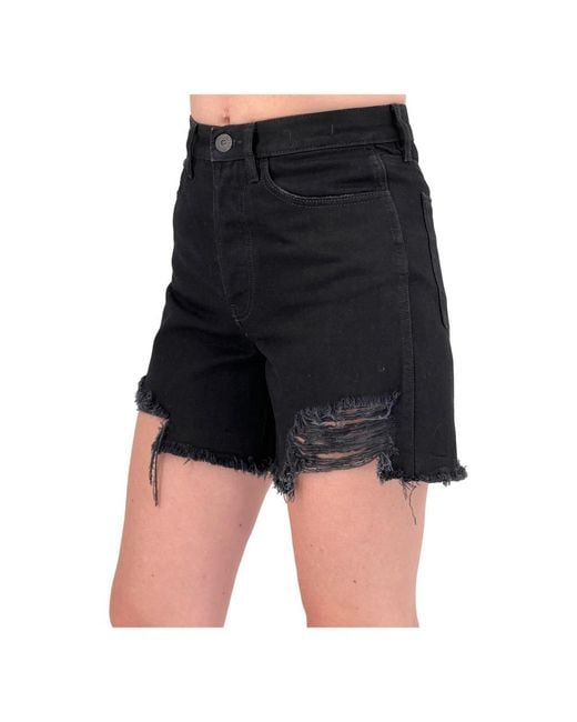 3x1 Black Denim Shorts