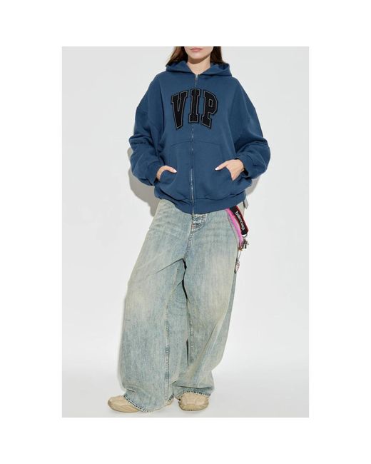 Balenciaga Blue Kapuzenpullover