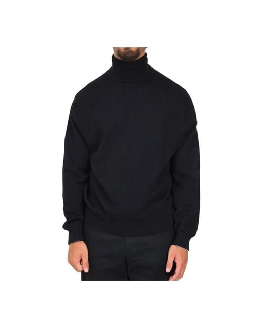 ARMANI EXCHANGE Black Turtlenecks for men