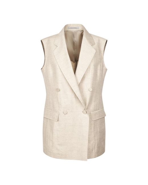 Vests Tagliatore de color Natural