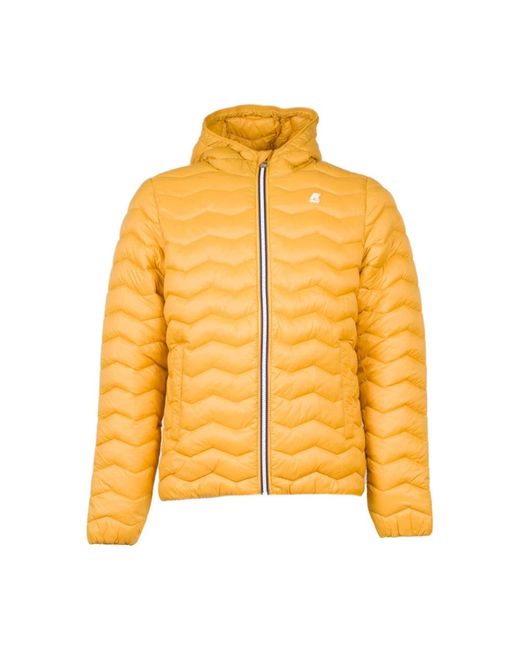 K-Way Yellow Down Jackets for men