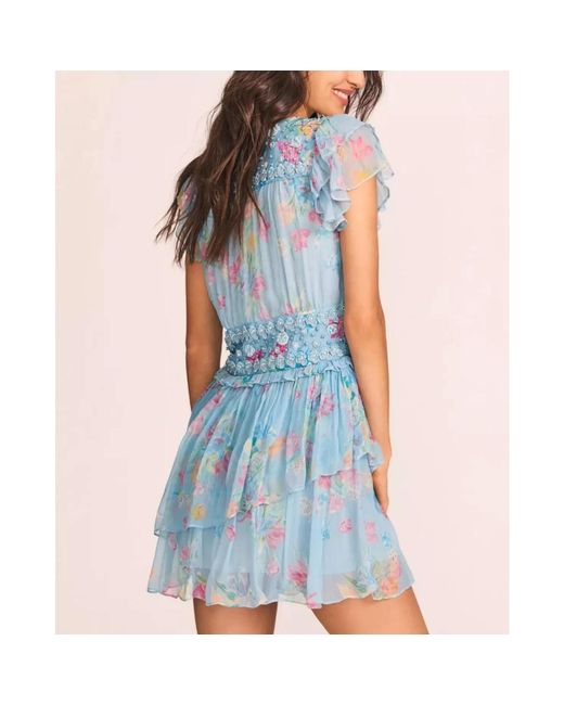 LoveShackFancy Blue Short Dresses