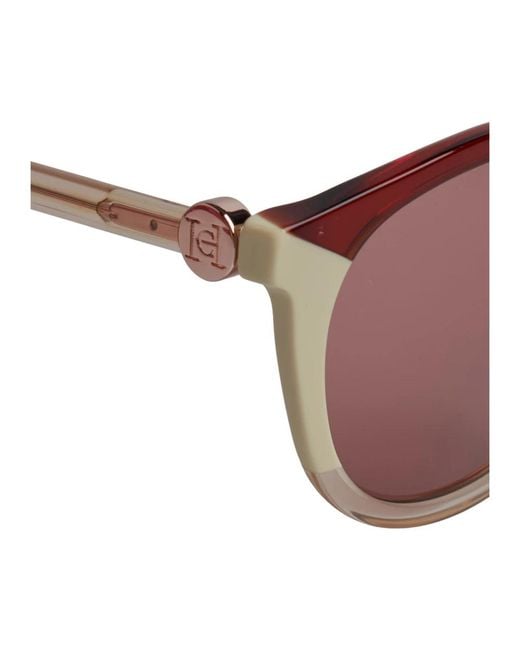 Carolina Herrera Brown Sunglasses