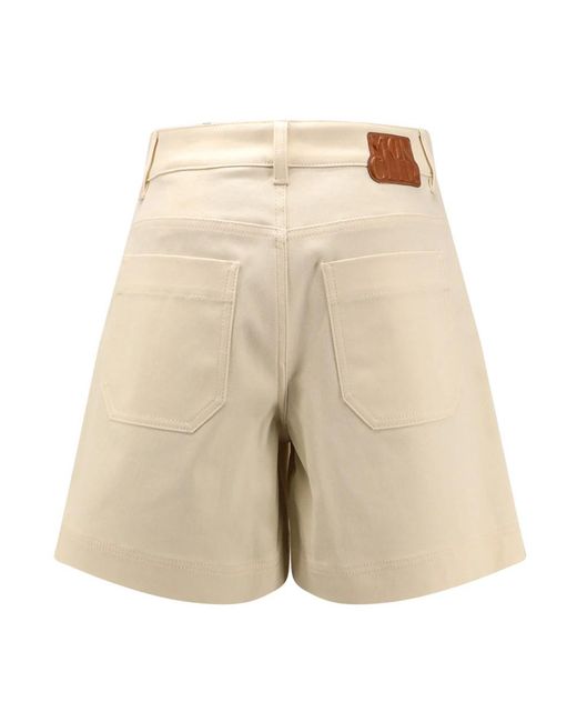 Moncler Natural Short Shorts
