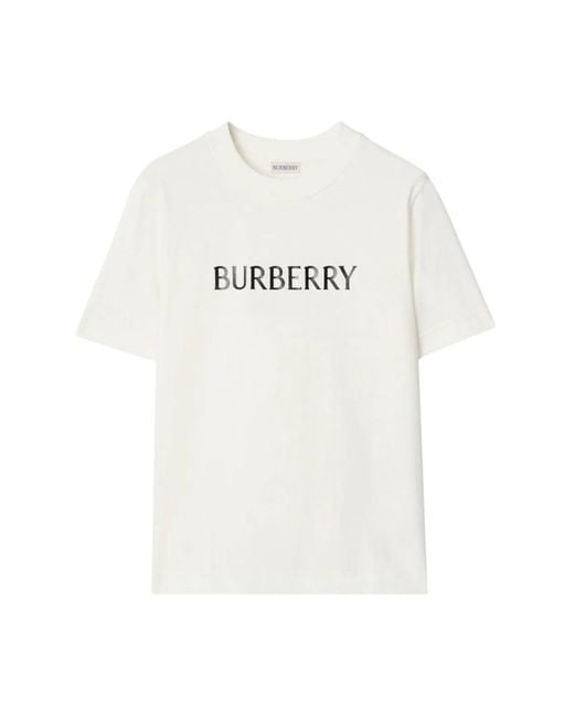 T-Shirts Burberry de color White