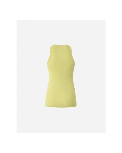 Camiseta Casual De Algodón Para Mujer, Mujer, Talla Pinko de color Yellow