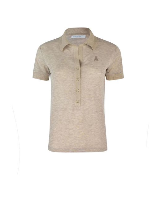 Polo Shirts di Patrizia Pepe in Natural