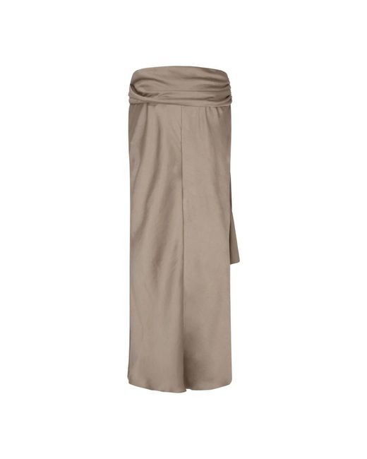 Blumarine Brown Maxi Skirts