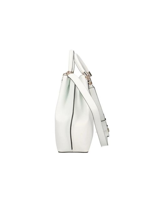 Guess White Shoulder Bags