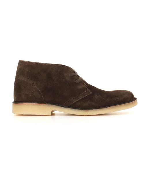 Astorflex Brown Lace-Up Boots for men