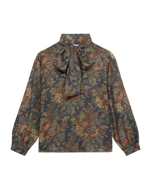 Blouses Oltre en coloris Green