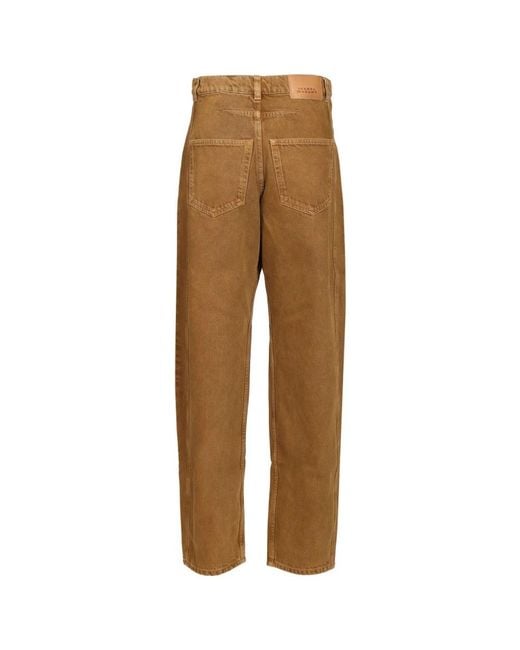Isabel Marant Brown Loose Fit Jeans